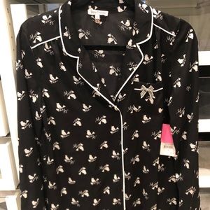 Juicy Couture Silky pajama dress/shirt Small NWT